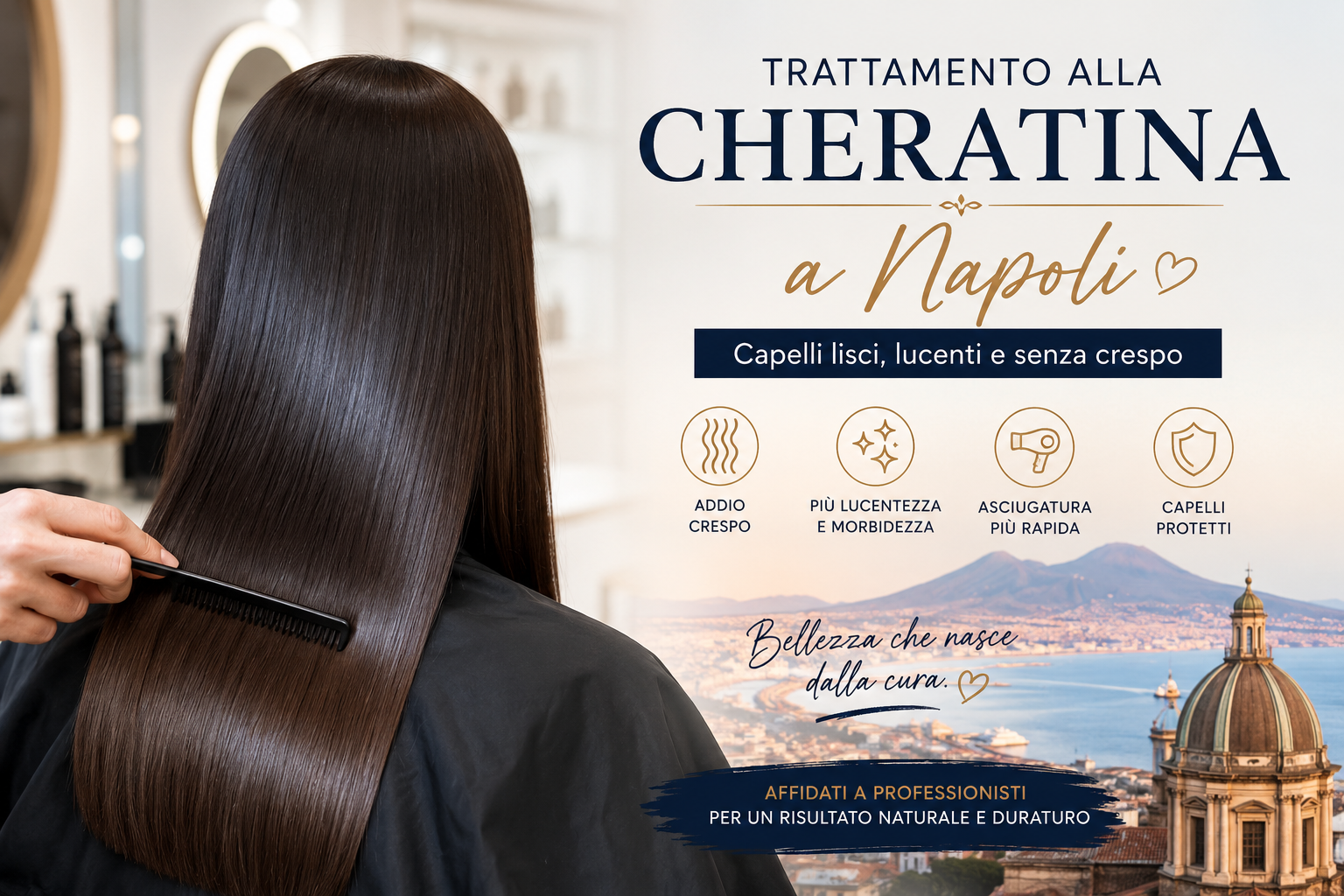 Trattamento alla cheratina Nashi a Napoli